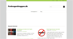 Desktop Screenshot of forbrugerbloggen.dk